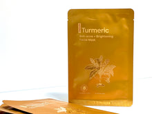 Load image into Gallery viewer, TURMERIC ANTI ACNE FACIAL SHEET MASKS