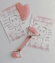 Load image into Gallery viewer, Pink Facial Roller and Gua Sha
